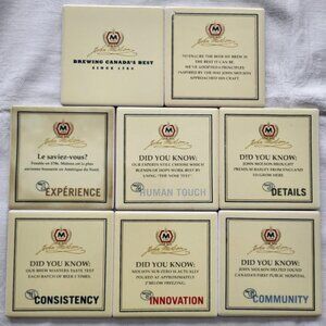 Set of 8 Coasters - John Molson's Principles